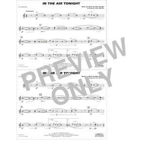 In The Air Tonight (arr. Paul Murtha) - Eb Alto Sax