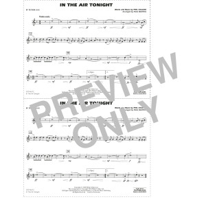 In The Air Tonight (arr. Paul Murtha) - Bb Tenor Sax