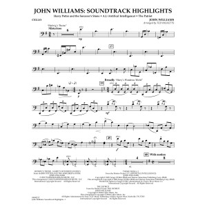 John Williams: Soundtrack Highlights (arr. Ted Ricketts) - Cello