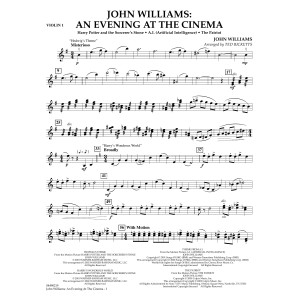 John Williams: An Evening At The Cinema (arr. Ted Ricketts) - Violin 1