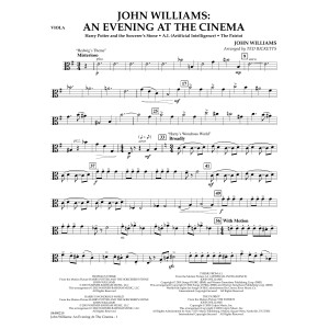 John Williams: An Evening At The Cinema (arr. Ted Ricketts) - Viola