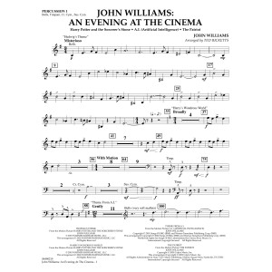 John Williams: An Evening At The Cinema (arr. Ted Ricketts) - Percussion 1