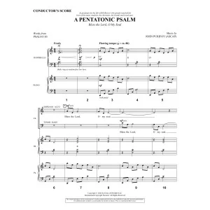 A Pentatonic Psalm (Bless The Lord, O My Soul) - Full Score