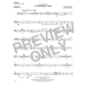 A Christmas Carol (from Scrooge) (arr. Mark Hayes) - Timpani