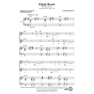 Elijah Rock (arr. Roger Emerson)