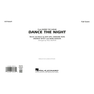 Dance The Night (arr. Paul Murtha) - Conductor Score (Full Score)