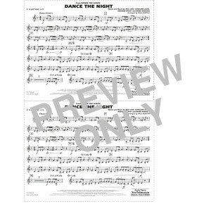 Dance The Night (arr. Paul Murtha) - Eb Baritone Sax