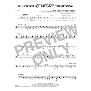 Spongebob Squarepants (Theme) (arr. Larry Moore) - Cello