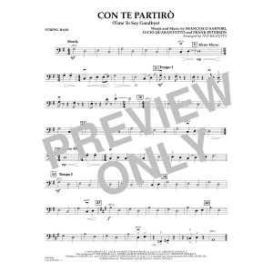 Con Te Partiro (arr. Ted Ricketts) - String Bass
