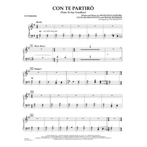 Con Te Partiro (arr. Ted Ricketts) - Synthesizer