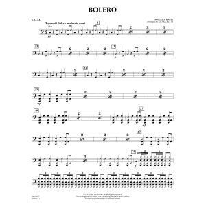 Boléro (arr. Ted Ricketts) - Cello