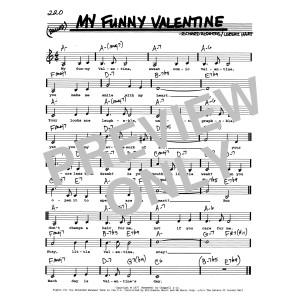 My Funny Valentine (Low Voice)