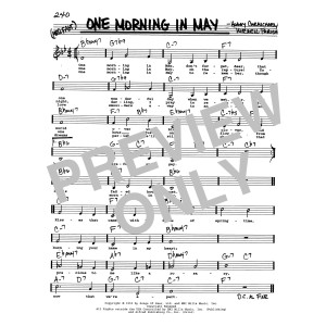 One Morning In May (Low Voice)