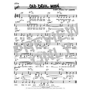 Old Devil Moon (Low Voice)