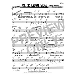 P.S. I Love You (Low Voice)