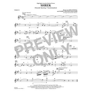 Highlights from Shrek - Violin 2