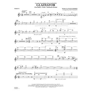 Gladiator (arr. John Wasson) - Violin 1