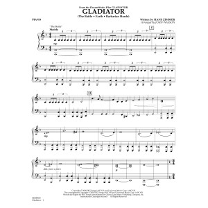 Gladiator (arr. John Wasson) - Piano