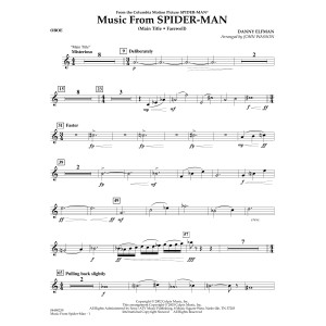Music from Spider-Man (arr. John Wasson) - Oboe