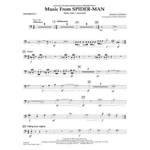 Music from Spider-Man (arr. John Wasson) - Trombone 2