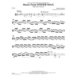 Music from Spider-Man (arr. John Wasson) - Viola