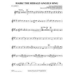 Hark! The Herald Angels Sing (arr. Ted Ricketts) - Bb Clarinet 2