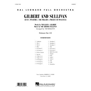 Gilbert And Sullivan (arr. Ted Ricketts) - Full Score
