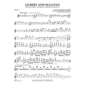 Gilbert And Sullivan (arr. Ted Ricketts) - Violin 1