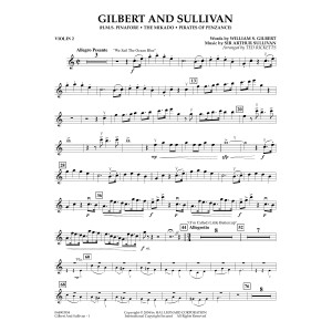 Gilbert And Sullivan (arr. Ted Ricketts) - Violin 2