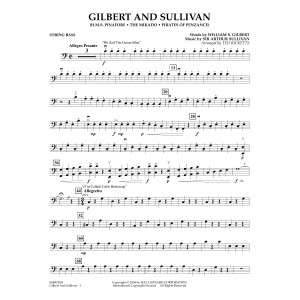 Gilbert And Sullivan (arr. Ted Ricketts) - String Bass