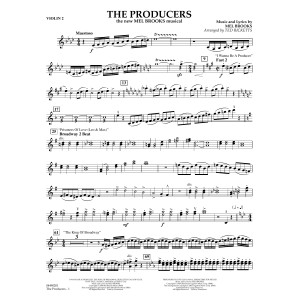 The Producers (arr. Ted Ricketts) - Violin 2