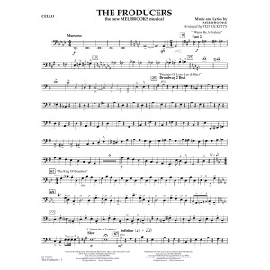 The Producers (arr. Ted Ricketts) - Cello