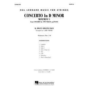 Concerto In D Minor (Movement 1) (arr. Larry Moore) - Conductor Score (Full Score)