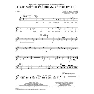Symphonic Highlights from Pirates Of The Caribbean: At World's End - F Horn 4