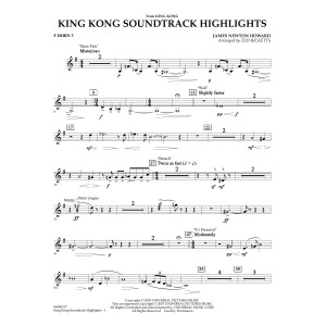 King Kong (Soundtrack Highlights) (arr. Ted Ricketts) - F Horn 3