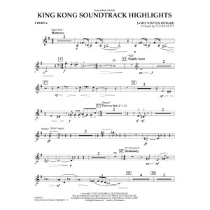 King Kong (Soundtrack Highlights) (arr. Ted Ricketts) - F Horn 4