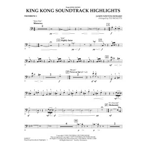 King Kong (Soundtrack Highlights) (arr. Ted Ricketts) - Trombone 1