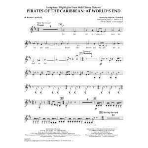 Symphonic Highlights from Pirates Of The Caribbean: At World's End - Bb Bass Clarinet
