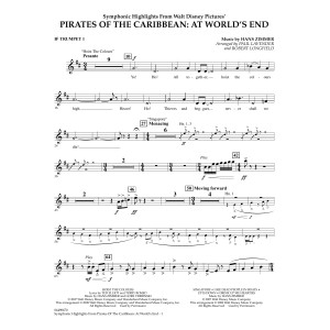 Symphonic Highlights from Pirates Of The Caribbean: At World's End - Bb Trumpet 1