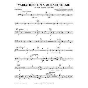 Variations on a Mozart Theme (Twinkle, Twinkle, Little Star) - String Bass