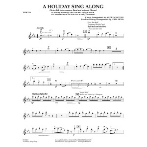 A Holiday Sing-Along - Violin 1