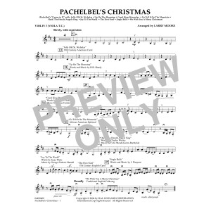 Pachelbel's Christmas - Violin 3 (Viola Treble Clef)