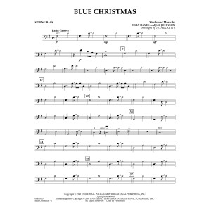 Blue Christmas (arr. Ted Ricketts) - String Bass
