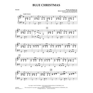 Blue Christmas (arr. Ted Ricketts) - Piano