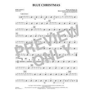 Blue Christmas (arr. Ted Ricketts) - Percussion 2
