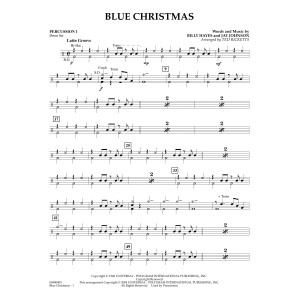 Blue Christmas (arr. Ted Ricketts) - Percussion 1