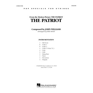 The Patriot (arr. John Moss) - Full Score