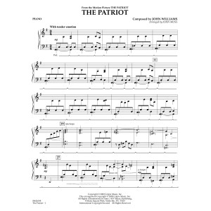 The Patriot (arr. John Moss) - Piano