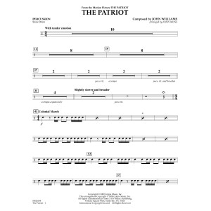 The Patriot (arr. John Moss) - Percussion