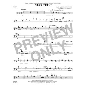 Star Trek (arr. Ted Ricketts) - Viola